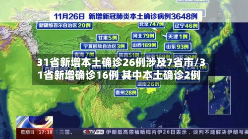 31省新增本土确诊26例涉及7省市/31省新增确诊16例 其中本土确诊2例-第3张图片