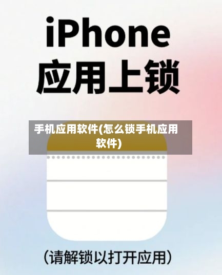 手机应用软件(怎么锁手机应用软件)-第2张图片