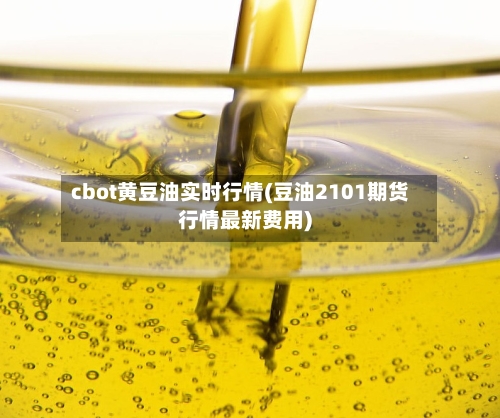 cbot黄豆油实时行情(豆油2101期货行情最新费用)-第3张图片