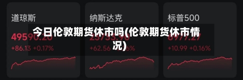 今日伦敦期货休市吗(伦敦期货休市情况)
