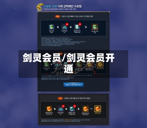 剑灵会员/剑灵会员开通