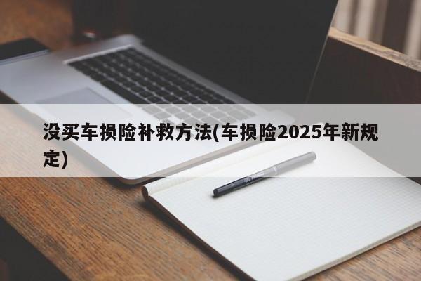 没买车损险补救方法(车损险2025年新规定)